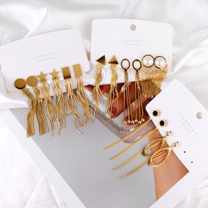 ต่างหูแฟชั่นสแตนเลสสตีลชุบทอง 18k คุณภาพสูง รูปทรงกลมขนาดใหญ่ สำหรับผู้หญิง เหมาะสำหรับงานปาร์ตี้และเดท - Product Image 3