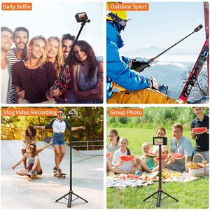 Palo de selfie extensible al por mayor de fábrica, adecuado para DJI Osmo Action, Insta360 <span class=keywords><strong>One</strong></span> <span class=keywords><strong>R</strong></span> y más cámaras deportivas - Product Image 6