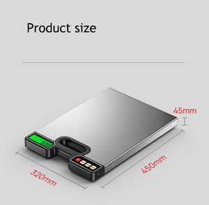 เครื่องชั่งดิจิตอลแบบแขวนพกพา 100 กรัม/150 กิโลกรัม ขนาด 45x32 ซม. ไร้สาย สำหรับ OEM ODM ได้รับการรับรองมาตรฐาน CE สำหรับชั่งน้ำหนักพัสดุในคลังสินค้า - Product Image 1