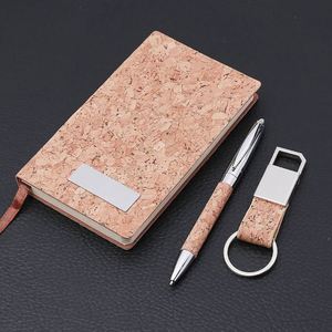 Set de Regalo Ecológico Personalizado para Eventos de Oficina de Año Nuevo, para Socios, con Cuaderno, Bolígrafo y Llavero - Product Image 3