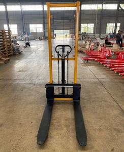 फैक्टरी प्रत्यक्ष हाइड्रोलिक हाथ चरखी लिफ्ट स्टेकर मैनुअल फोर्कलिफ्ट चरखी स्टेकर - Product Image 5