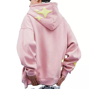 OEM fabricante de ropa de lujo de Europa y América Popular pesado 100% algodón de gran tamaño gráfico 3D Puff impresión Sudadera con capucha unisex - Product Image 5
