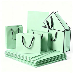 <span class=keywords><strong>Sac</strong></span> <span class=keywords><strong>en</strong></span> <span class=keywords><strong>papier</strong></span> kraft de luxe personnalisé et recyclable pour vêtements, cadeaux, shopping, avec poignée plate, logo, brun, noir, blanc - Product Image 2