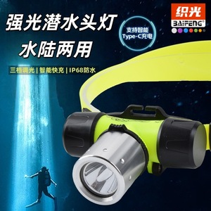 Lampe frontale LED rechargeable 2000 mAh, étanche, avec bandeau réglable, haute luminosité, pour la pêche, la plongée et les activités de plein air - Product Image 5