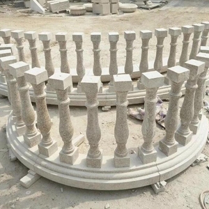 Ngoài Trời Trang Trí Tay Chạm Khắc Bằng Đá Cẩm Thạch Trắng Lan Can Và Lan Can Lan Can - Product Image 6