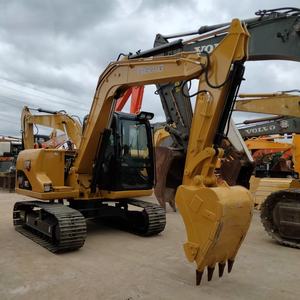 Excavadora de cadenas CAT 307D de 7 toneladas, usada, para sitios de excavación pequeños a medianos, excavadora Caterpillar japonesa para granja, buen precio - Product Image 6