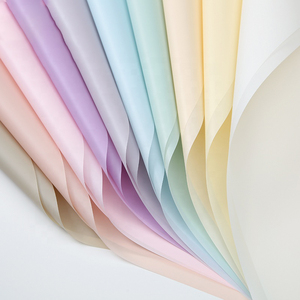 Emballage cadeau coloré translucide, 10 pièces, papier d'emballage de fleurs en plastique imperméable, nouvelle collection <span class=keywords><strong>2021</strong></span> - Product Image 2