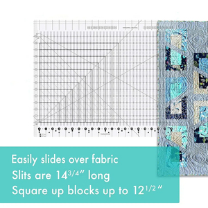 Règle <span class=keywords><strong>de</strong></span> matelassage fendue XL, poignée antidérapante, bande <span class=keywords><strong>de</strong></span> tissu acrylique surdimensionnée, coupe et <span class=keywords><strong>couture</strong></span>, règle et modèle <span class=keywords><strong>de</strong></span> patchwork faits à la main - Product Image 4