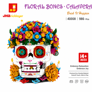 Set de Bloques de Construcción Day Dead de 987 Piezas, Ladrillos Educativos de Plástico ABS, Juguete de Construcción DIY con Temática de Edificios Modernos, Certificado CE para Niños - Product Image 2
