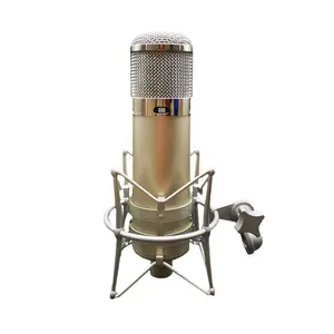 Prix usine 34mm Gold Capsule Podcast Pro Mic Studio Kit d'enregistrement Microphone à condensateur cardioïde à grand diaphragme U47 MIC