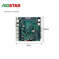 NANO Series ITX Industrial Motherboard N100 Intel Alder Lake CPUs 16GB DDR4 HDM1+DP 64Mb Flash ROM SATA Hard Drive Server New