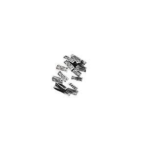 Yinruitai S925 Sterling Silver <b>Open</b> <b>Ring</b> Floral Pattern Geometric Shape Women's Everyday Wear Fine Jewelry - Product Image 5