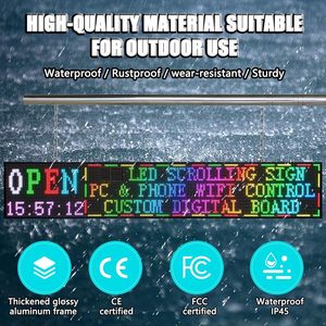 Benutzer definierte programmier bare <span class=keywords><strong>LED</strong></span>-Innen schild Self-Service Business Digital anzeige App Control Animation <span class=keywords><strong>LED</strong></span> <span class=keywords><strong>Matrix</strong></span> Panel Einzel händler - Product Image 6