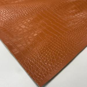 Stock Lot Elastic Embossed Crocodile PVC Synthetic Leather Waterproof for Furniture Decorative Bag Chair <strong>Sofa</strong> <strong>Materials</strong> - Product Image 3