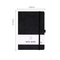 Carnet de notes scolaire en cuir PU à couverture rigide pour étudiants Carnets de notes d'agenda avec impression de logo personnalisé A5