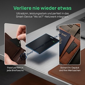 Rastreador GPS Airtags para Tarjetas, Paquete de 4, 2 Tarjetas, Anti-Robo, Localizador Inteligente de Carbono, Similar a Mini <span class=keywords><strong>Atuvos</strong></span>, Colgante para Maleta 10 - Product Image 2