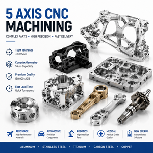 ผู้ผลิต OEM จากจีน บริการผลิตชิ้นส่วน CNC ความแม่นยำสูงแบบครบวงจร ด้วยกระบวนการ CNC หลายขั้นตอน รวมถึงบริการกลึงและกัด - Product Image 1