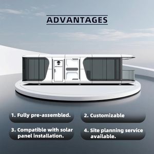 सभी में एक सांस लेने योग्य प्रीफैब छोटे घर पूर्ण रसोई बाथरूम और अपार्टमेंट और विला उपयोग के लिए नींद क्षेत्र - Product Image 3