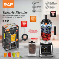RAF Elektrische Blender Keukenmixer 6-in-1 3L Hoge Snelheid Mixer voor Sap Smoothie Maken
