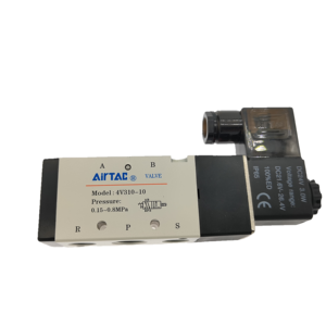 AIRTAC气动3/8 “NPT电磁阀4V310-10 5路2位置PT 3/8” 单线圈先导电动 - Product Image 2
