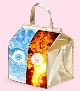 Sac isotherme pliable et imperméable pour gâteaux, petit format, idéal pour le bureau, l'école, les pique-niques et la plage - Product Image 6