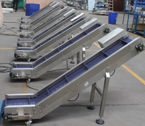 Vertical Transport Load Unload Modular PVC Pu Take Off Incline Lift Bucket Mini Lifter <strong>Conveyor</strong> <strong>Belt</strong> for Material Transportation - Product Image 5