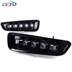 2Pcs DRL LED Daytime Running Lights Avec Clignotant Jaune Phare Antibrouillard Pour <span class=keywords><strong>Ford</strong></span> <span class=keywords><strong>Raptor</strong></span> SVT F150 2016 2017 2018 2019 2020 - Product Image 3