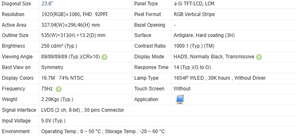 شاشة LCD FHD من الدرجة الجديدة بشاشة عرض FHD بشاشة عرض Cd/<span class=keywords><strong>m</strong></span>² سطوع 89/89/WLED إضاءة خلفية لاستخدام شاشة سطح المكتب - Product Image 3
