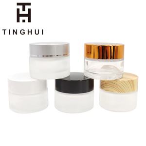 Tarros de plástico de 1oz-16oz con tapas, vacíos, de 15g-250g, para mantequilla corporal, exfoliante, para el cuidado de la piel y uso cosmético. - Product Image 3