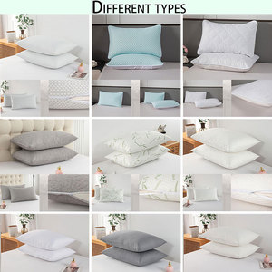 Taie d'<span class=keywords><strong>oreiller</strong></span> rectangulaire en coton tissé blanc uni 233T 300T 400T à prix abordable pour usage quotidien, idéale pour la maison, l'hôtel et l'hôpital - Product Image 6