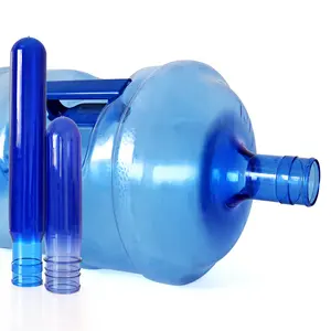 Nuovo prodotto collo blu taglia 3-5 galloni bottiglia di acqua minerale pura gallone preforma per animali domestici