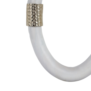 Set di 3 decorazioni murali scultoree ovali in alluminio, stile contemporaneo minimalista, per soggiorno, camera da letto, ufficio - Product Image 4