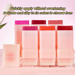 Newest Custom Private Label Vegan Smooth Lip Blusher Makeup Cream <b>Blush</b> Stick - Product Image 3