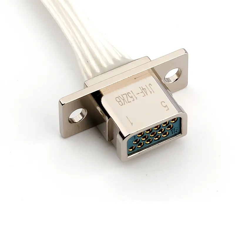 J14F 15ZKB Hochwertiger rechteckiger elektrischer Miniatur stecker Metalllot-Schweiß draht Stecker buchse