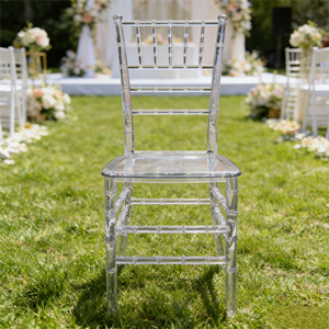 Chaise de mariage moderne en acrylique transparent de luxe pour hôtel, banquet, fête, événement, atelier et salle de sport - Product Image 5