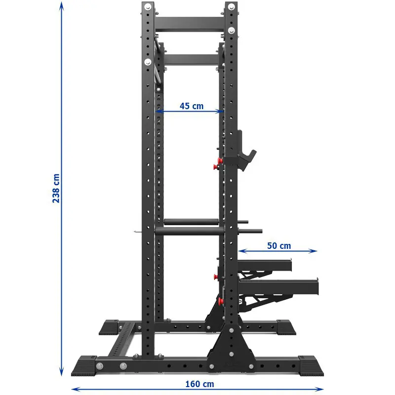 Heavy Duty Fitness Gym Home Squat Stand Rack Power Rack Weightlifting Half Yoke Rack