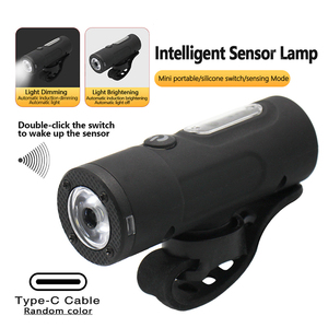 <strong>Cycle</strong> Zone Sensor ABS Bicycle Headlights <strong>4000</strong> Lumens Waterproof USB Rechargeable XPE <strong>LED</strong> Battery Night Riding - Product Image 2