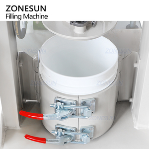 Selladores de servomotor ZONESUN, máquina de llenado de exfoliación corporal de pasta de alta viscosidad con máquina de descarga hidráulica - Product Image 3