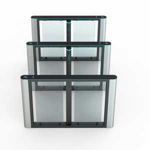 Tòa nhà văn phòng lối vào cho người đi bộ kiểm soát truy cập an ninh Swing turnstile cổng Hợp kim nhôm cổng tốc độ - Product Image 5