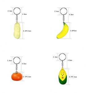 Nuevo Llavero Mini Banana Squishy 2026 de Espuma PU de Levantamiento Lento, Juguete de Fruta con Logotipo Personalizado e Impresión Digital para Promoción de Marca - Product Image 4