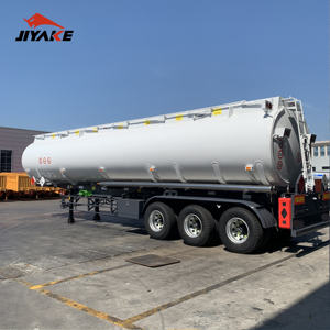 Anpassbarer 3-Achs-42000L 35000Liter Kraftstoff tanka hänger aus Kohlenstoffs tahl Niedriger Preis Neue Diesel-Benzin-Tankwagen anhänger - Product Image 3