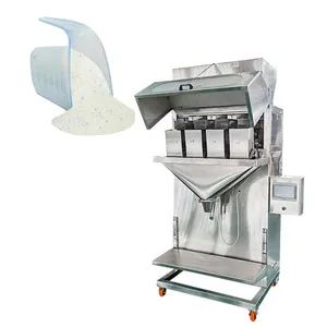 filling machine line with weighing grain 50kg bags packing machine plastic spice jars small spice containers