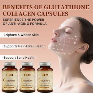 Cápsulas de Glutatión de Marca Privada OEM, Cápsulas de Colágeno y Vitamina C, Cápsulas Blanqueadoras de Piel - Product Image 2