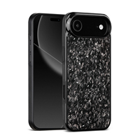 Étui de protection antichoc ultra-fin en fibre de carbone 2026 pour iPhone 18, 16, 15, 14 Pro Max, coque de téléphone portable en TPU et PC