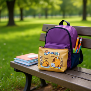 Portamonete Kapibala 11,5x9 cm Portafoglio con design a fumetti per bambini e adulti - Product Image 2