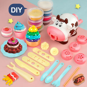 Machine à glaces et pâtes à modeler DIY pour enfants, jouets en argile, extrudeurs de pâte à modeler colorée, outils de découpe pour pâte à modeler pour enfants - Product Image 4