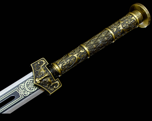 Épée Ragnar Lothbrok faite à la main en acier <span class=keywords><strong>Witcher</strong></span> King Sword avec fourreau cadeau d'anniversaire personnalisable pour petit ami <span class=keywords><strong>Cosplay</strong></span> - Product Image 4