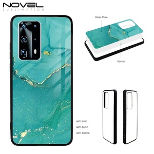 Coque de téléphone en verre pour Huawei P40 Pro Plus, coque de téléphone vierge pour sublimation 2D pour la série Huawei P - Product Image 2