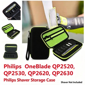 Étui de transport portable en EVA imperméable personnalisé pour <span class=keywords><strong>rasoir</strong></span>, sac rigide pour <span class=keywords><strong>rasoir</strong></span> <span class=keywords><strong>Philips</strong></span> OneBlade avec fermeture éclair - Product Image 2