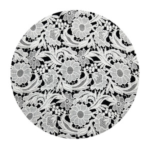 Tissu en dentelle brodée de fleurs 3D en <span class=keywords><strong>organza</strong></span> <span class=keywords><strong>blanc</strong></span> délicat, vente en gros personnalisée - Product Image 4